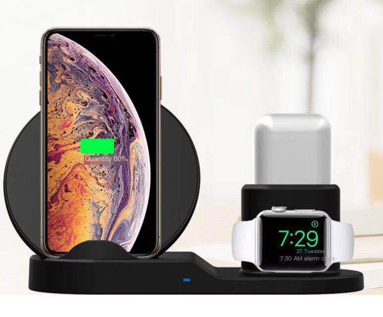 Wireless Charger for Phones, Watches, and Earbuds